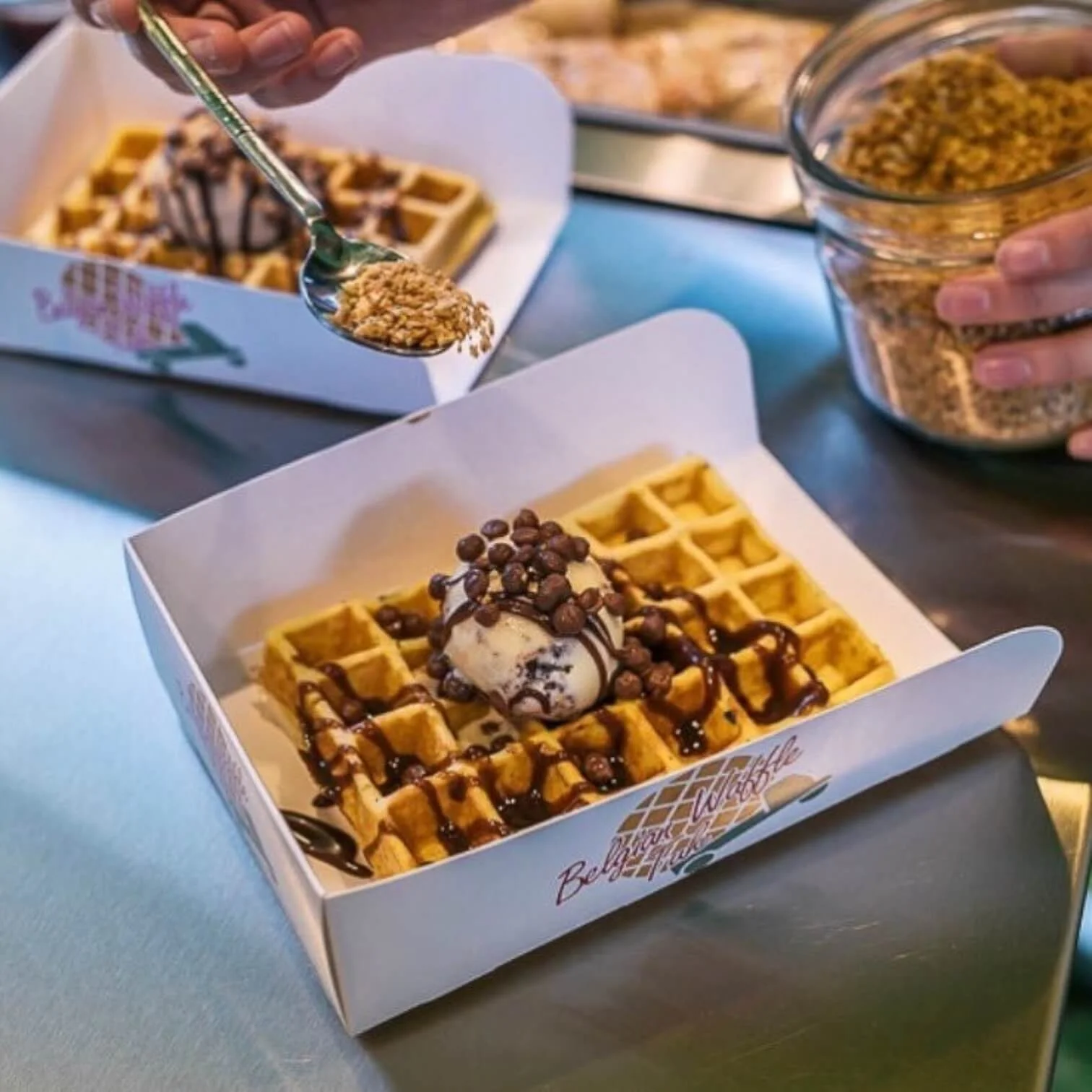 waffle kutusu