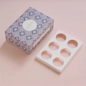 6 lı cupcake kutusu